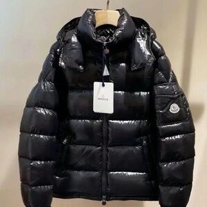 Moncler Shiny Black Puffer Jacket
